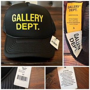 Gallery Dept. ATK Stack Logo メッシュキャップ GALLERY DEPT. ATK STACK LOGO TRUCKER | BLACK